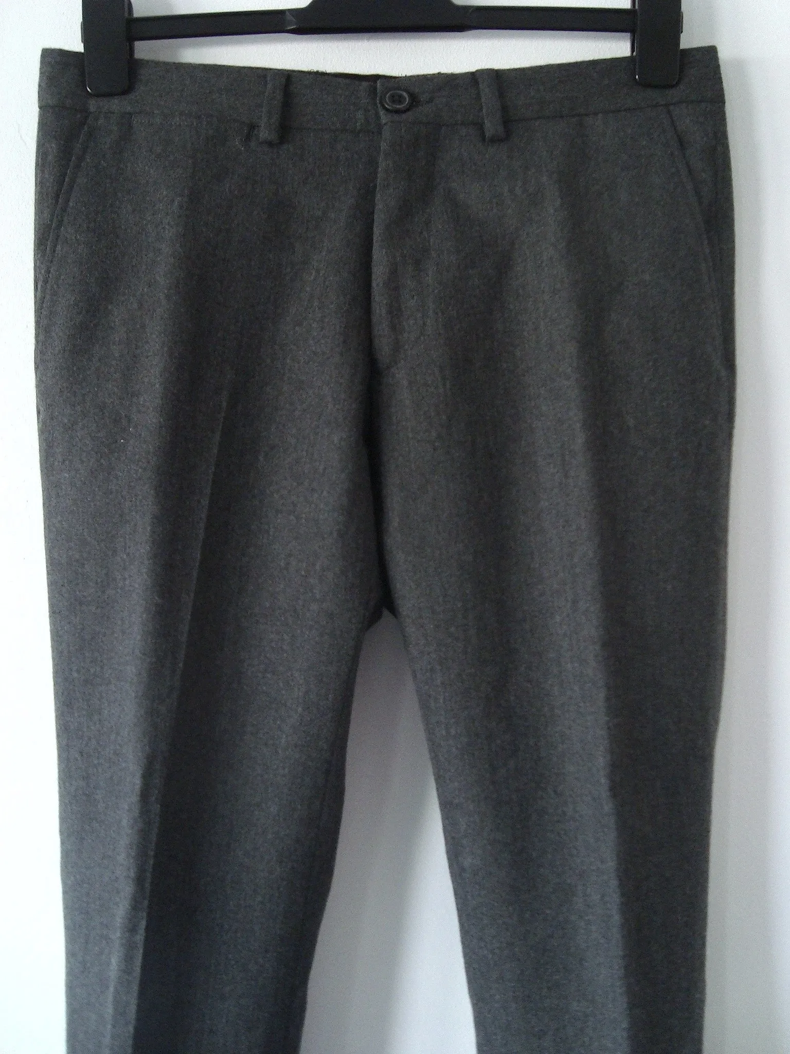 2012 Virgin Wool Kean Tailored Trousers in Anthracite