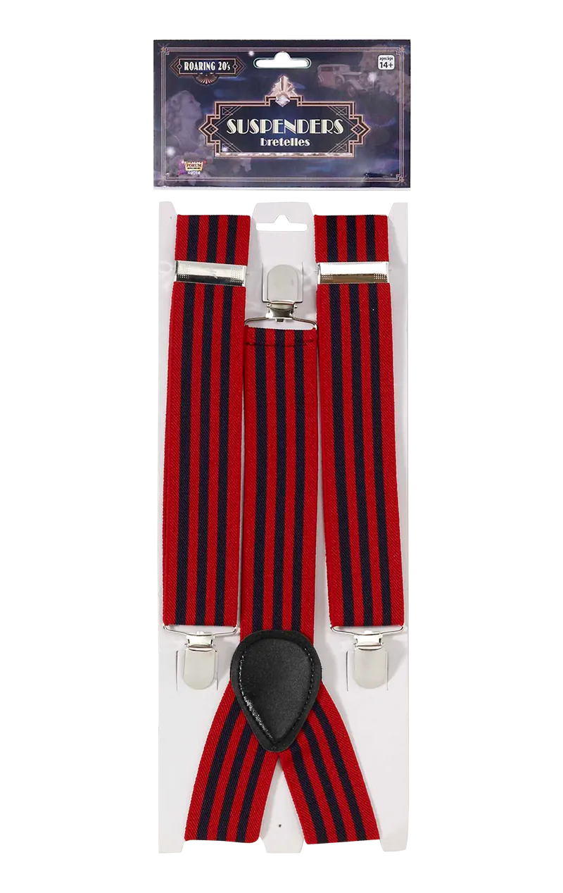 Adult Striped Trouser Braces