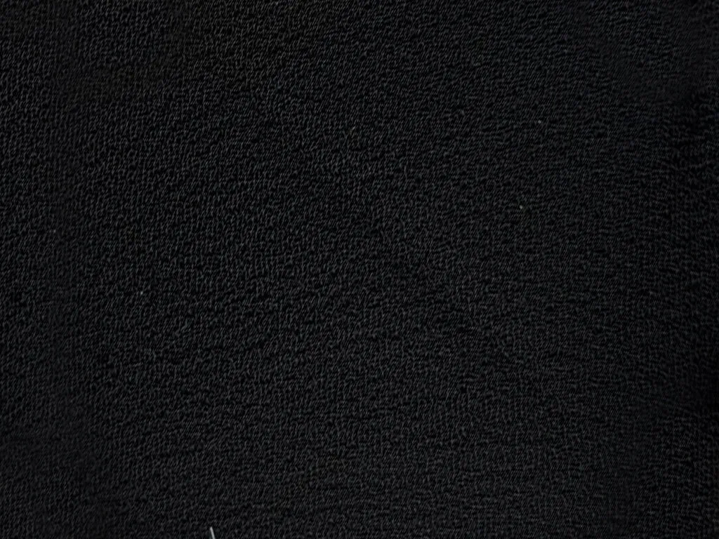 Black Plain 60 Grams Georgette Fabric (Wholesale)