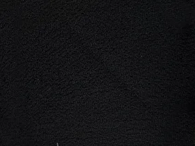 Black Plain 60 Grams Georgette Fabric (Wholesale)