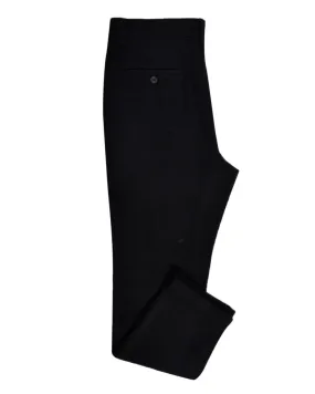 Black Wool Winter Pant