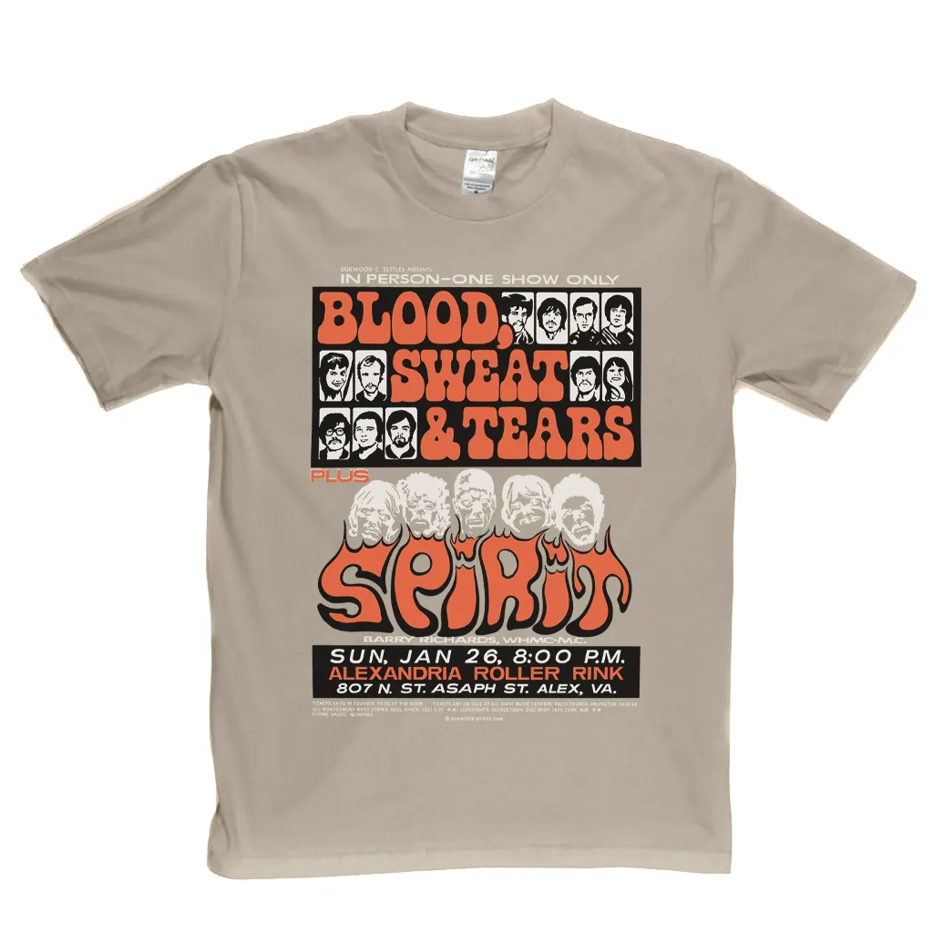 Blood Sweat & Tears Spirit Poster T-Shirt