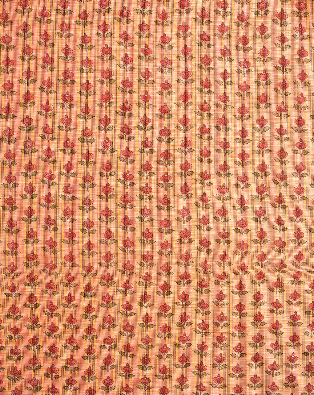 Booti Screen Print Chanderi Fabric