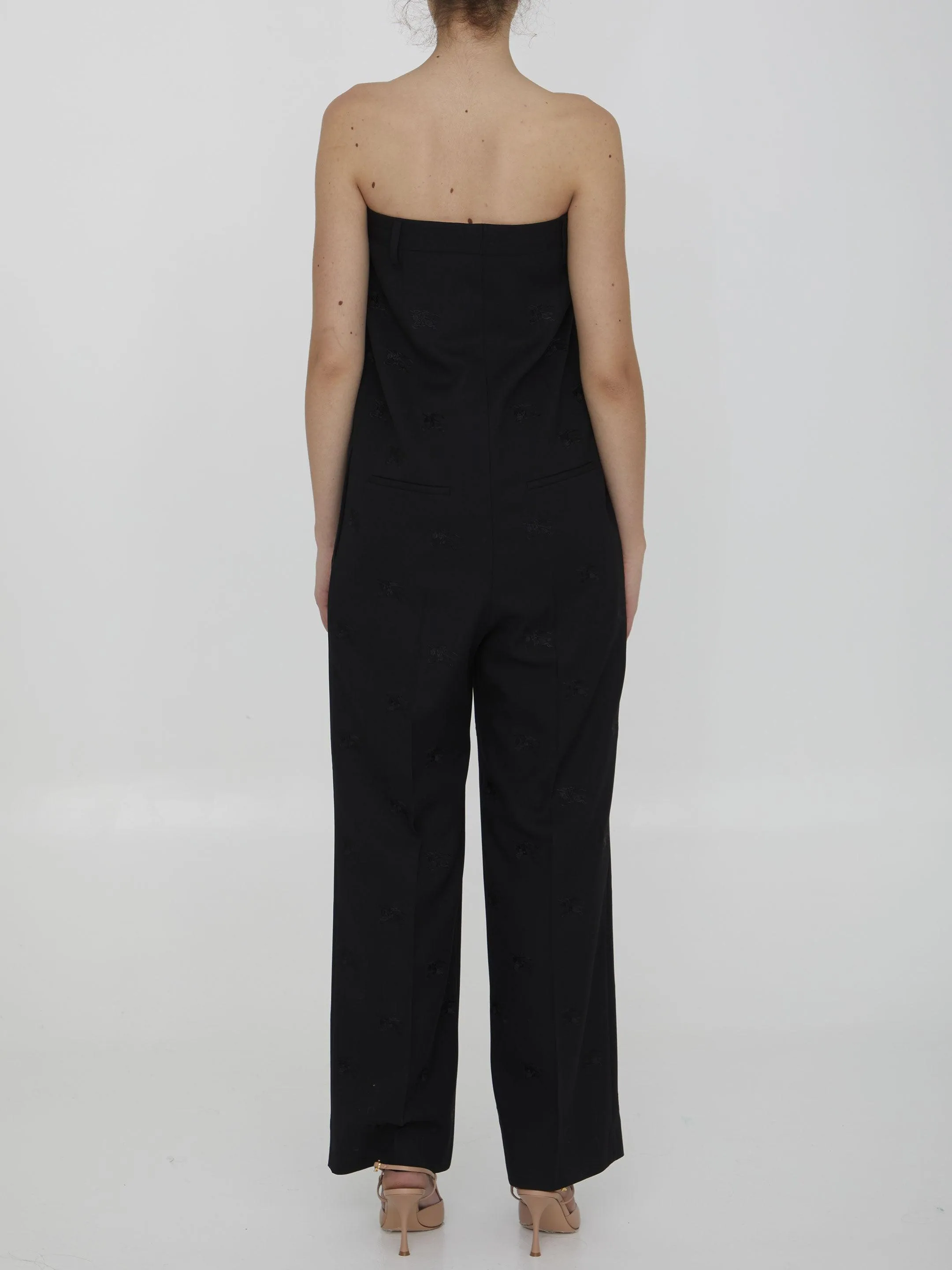 Burberry Tailored Wool Jumpsuit