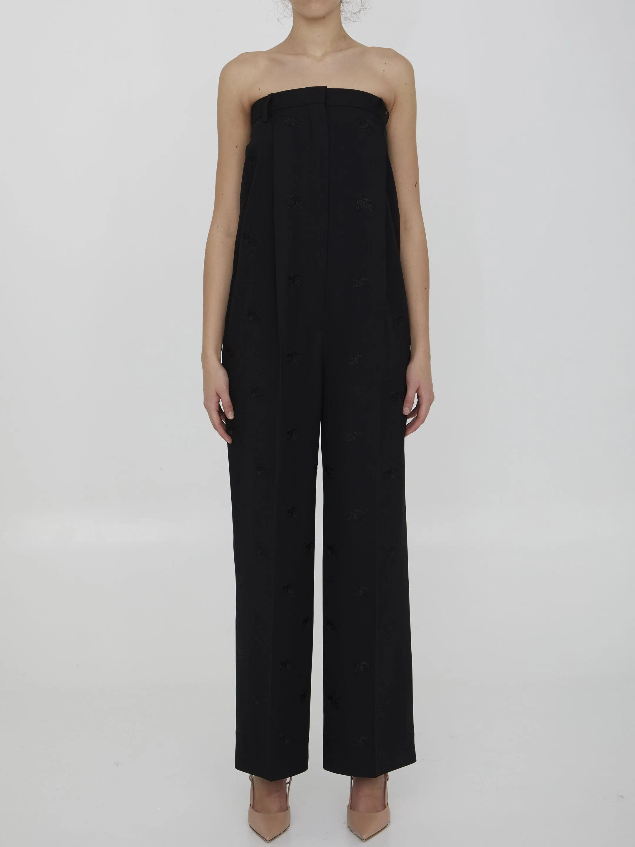 Burberry Tailored Wool Jumpsuit