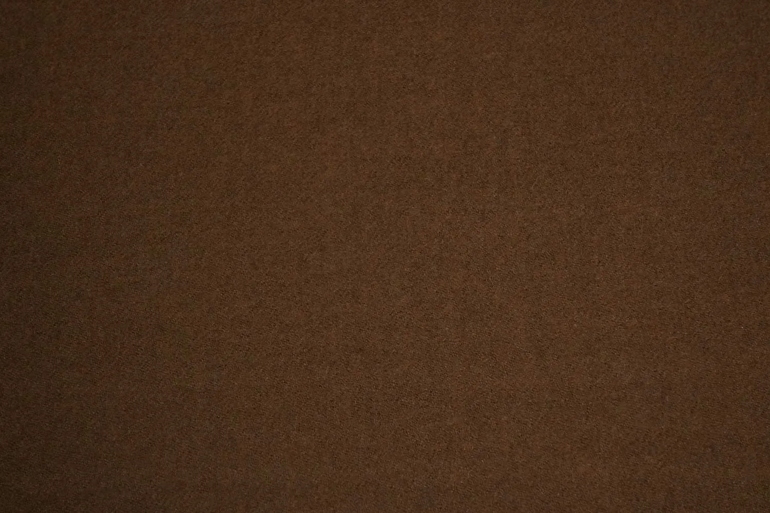 Chocolate Brown Plain Wool Fabric