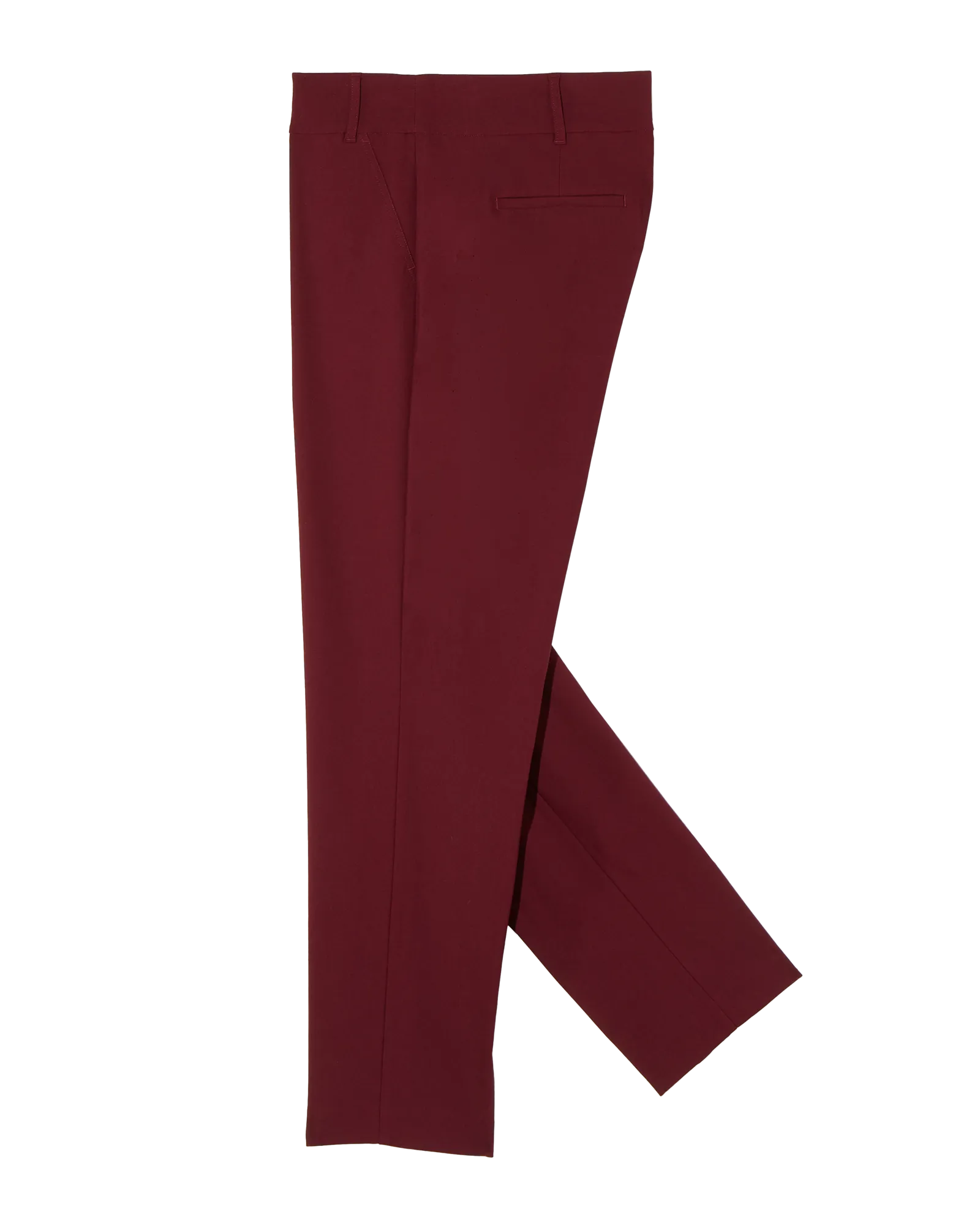 Coventry Petite Straight Leg Work Trouser | Burgundy