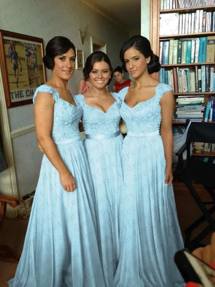 Elegant chiffon Bridesmaid Dresses at Bling Brides Bouquet - Online Bridal Store