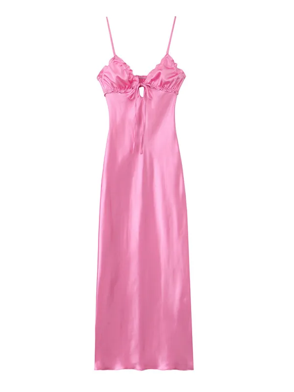 Elegant Pink Cocktail Dress