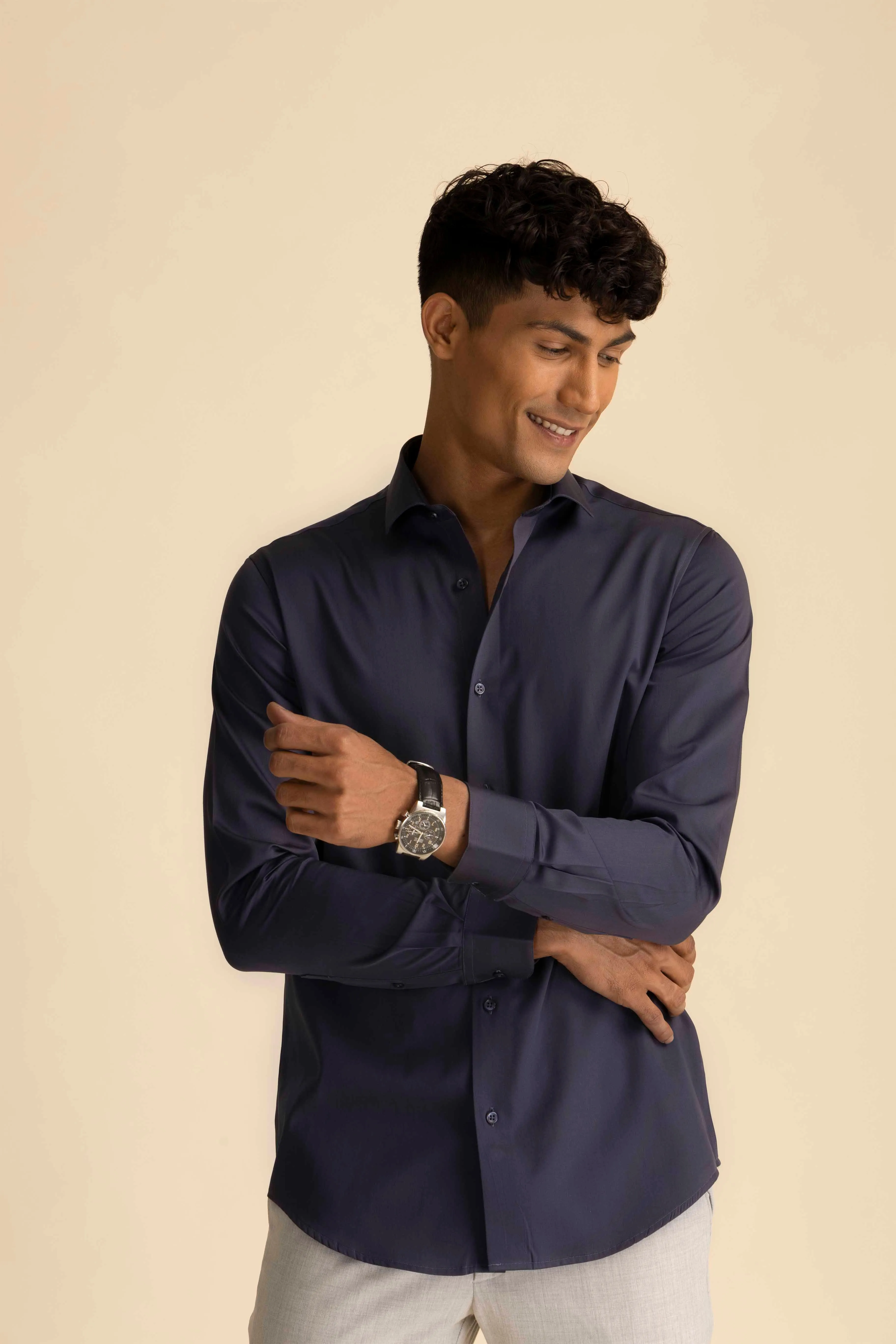 Graphite Sateen Shirt