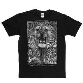 Grateful Dead Lion Poster T-Shirt