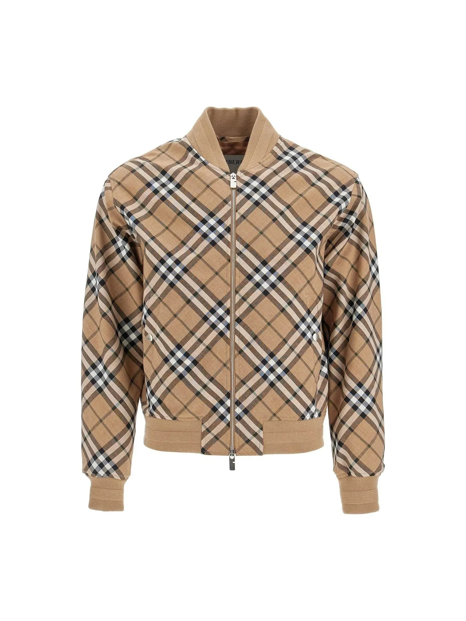 Harrington Check Wool Jacket