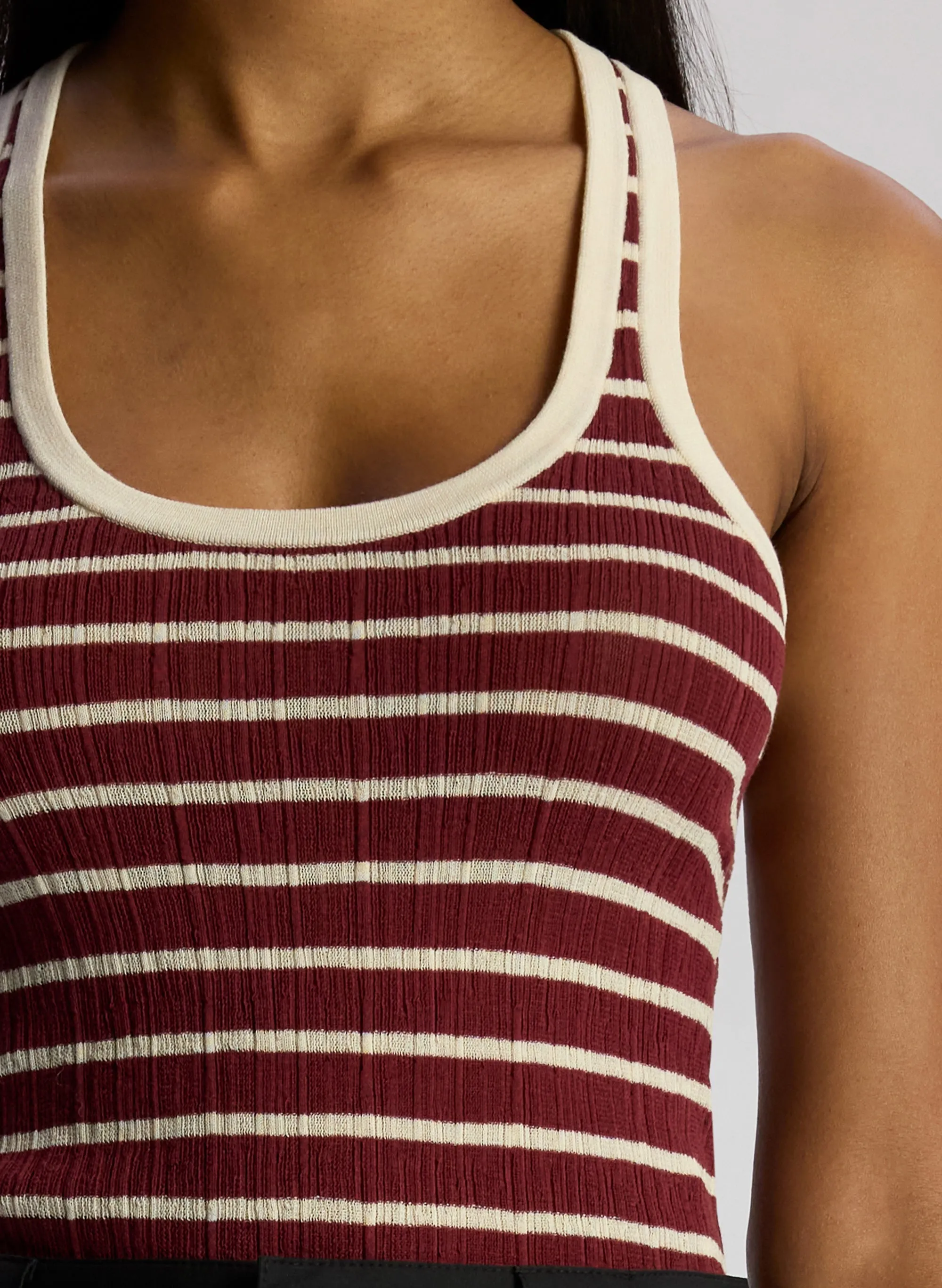 Iris Fine Cotton Knit Tank