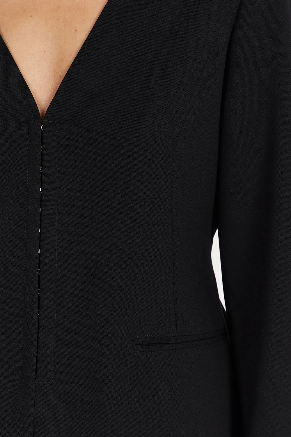 ISSEY BLACK BLAZER MINI DRESS