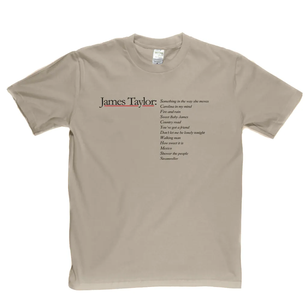 James Taylor Greatest Hits T-Shirt