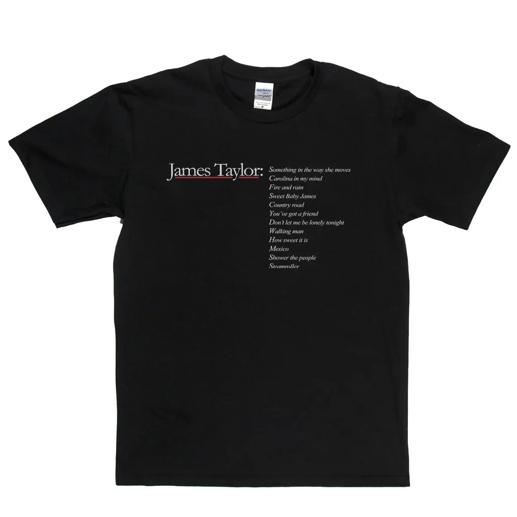 James Taylor Greatest Hits T-Shirt