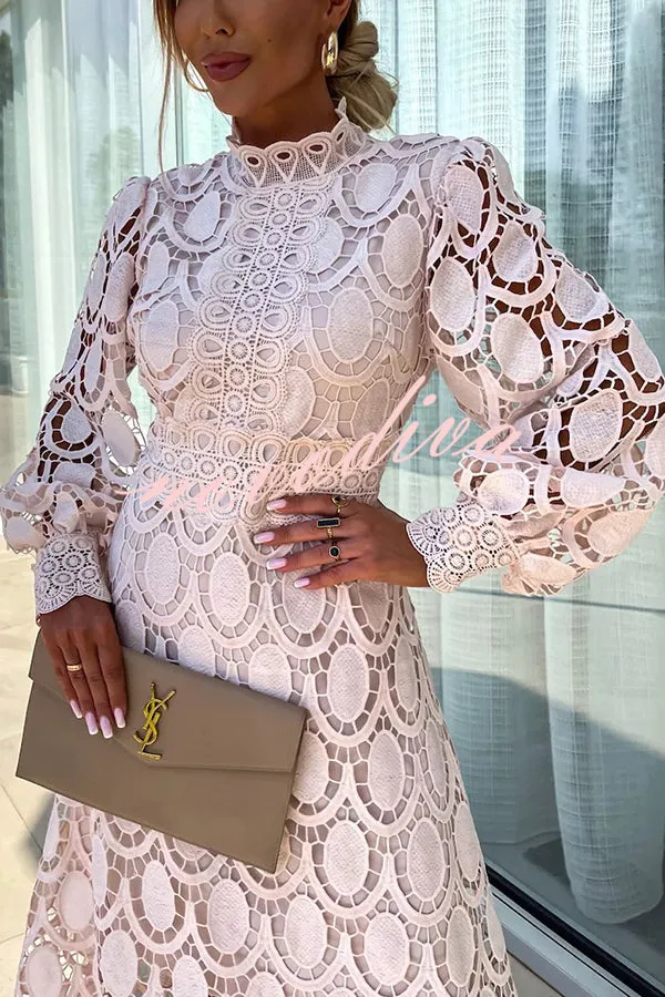 Kathryn™ | Elegant Long Sleeve See-Through Maxi Dress