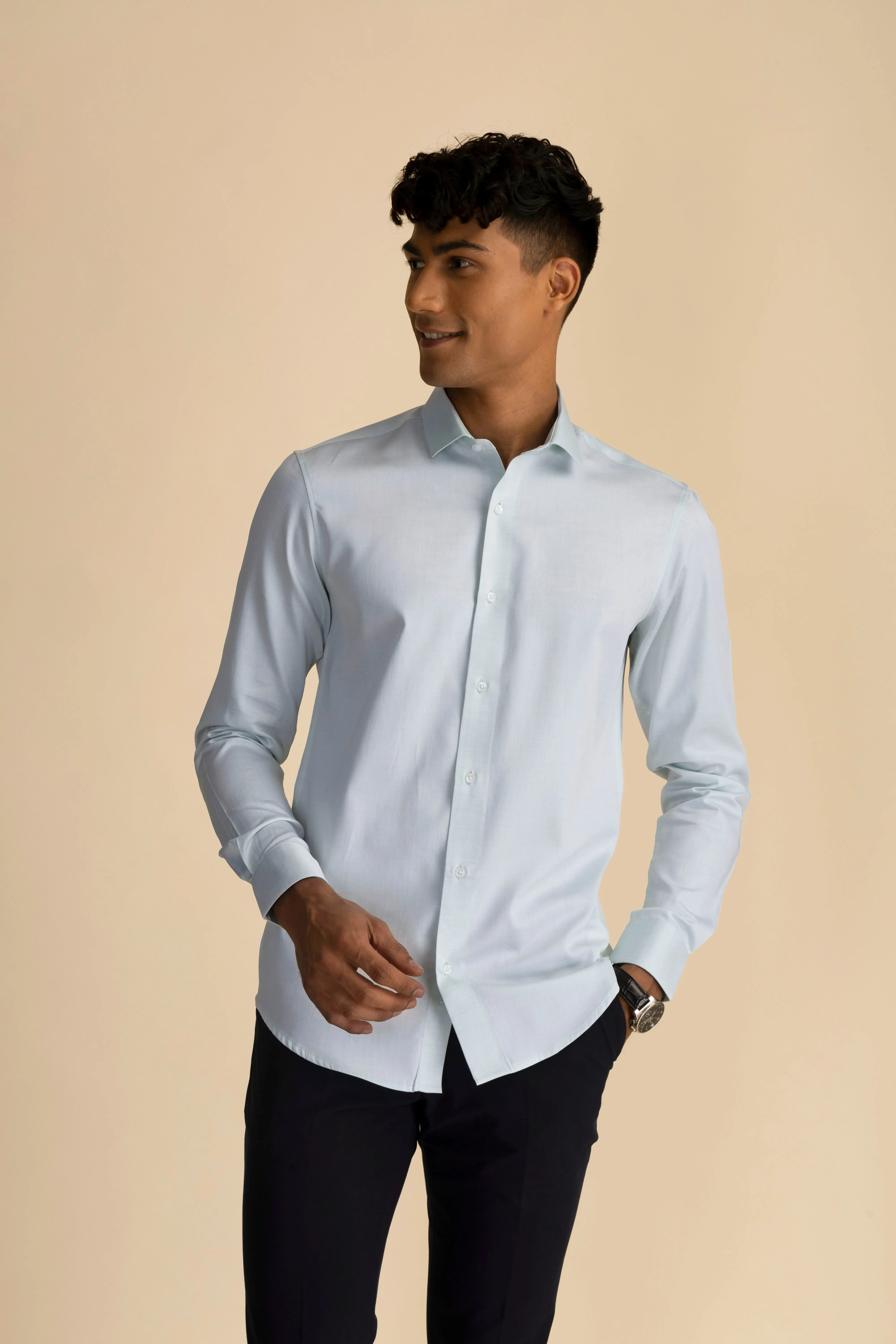 Light Mint Melange Shirt