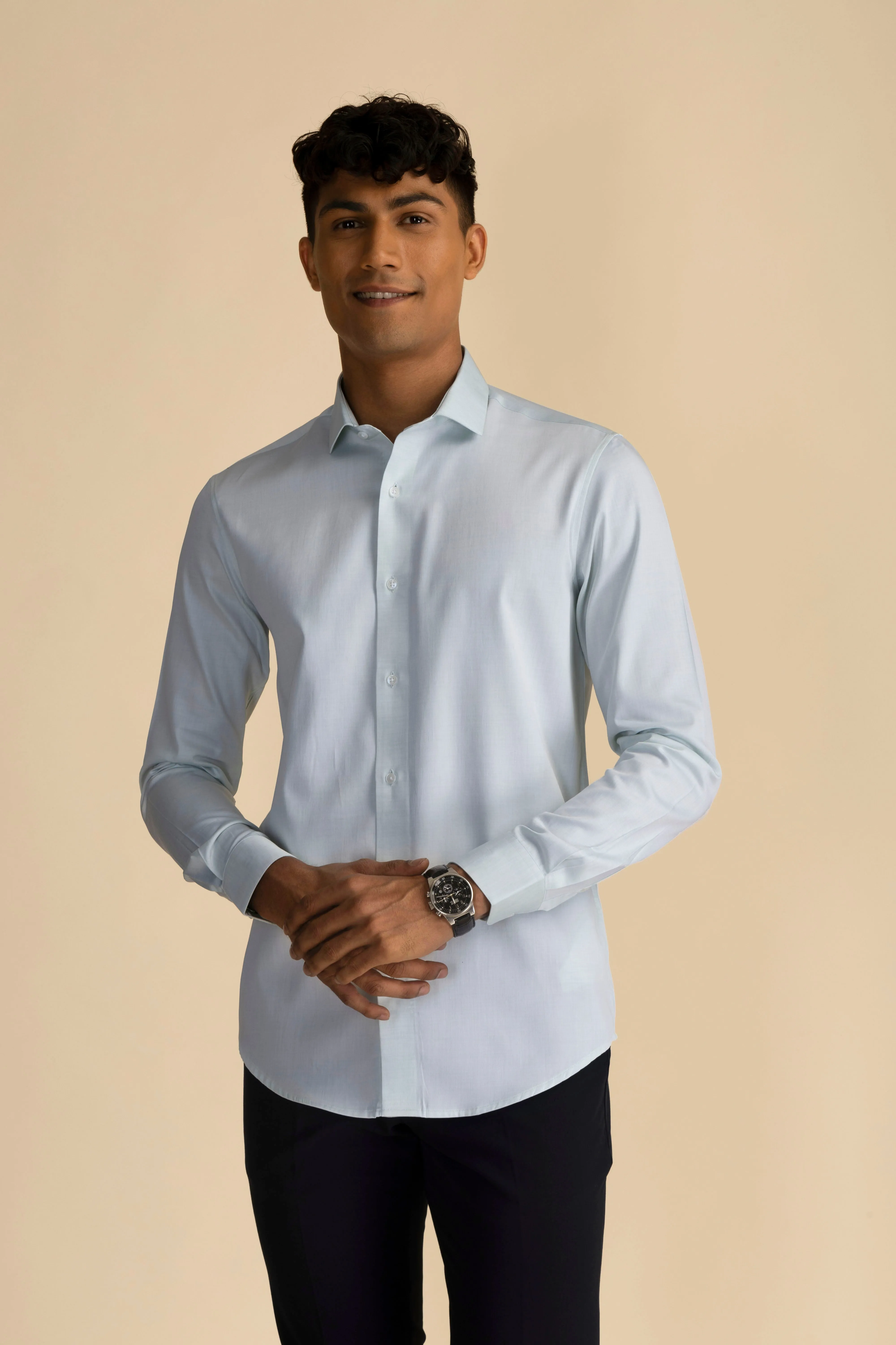 Light Mint Melange Shirt