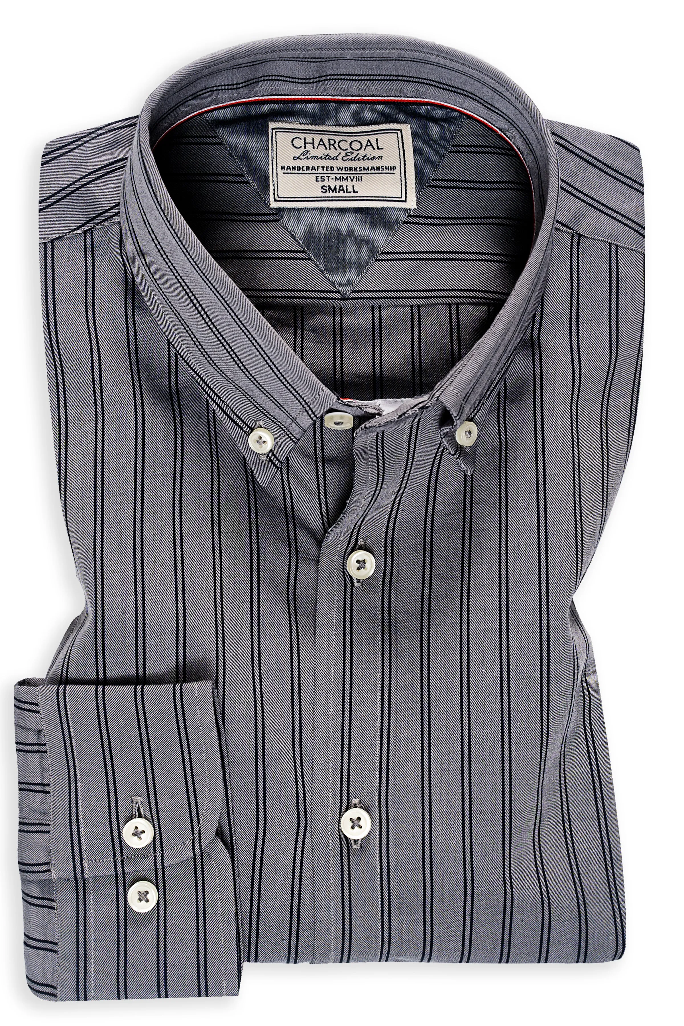 LIMITED EDITION SHIRTS GREY STRIPES