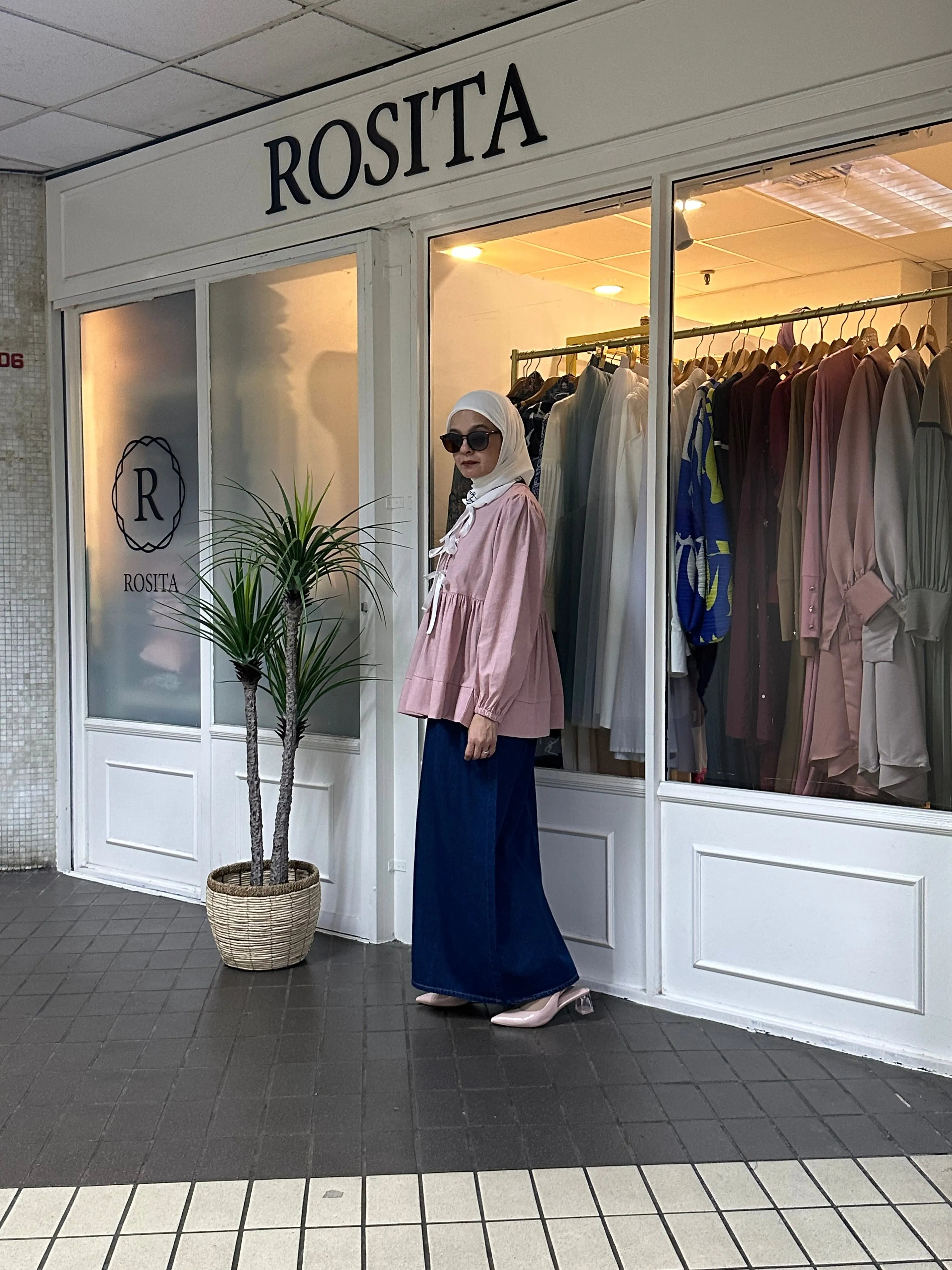 Nara Petite Coquette Blouse in Sweet Pink