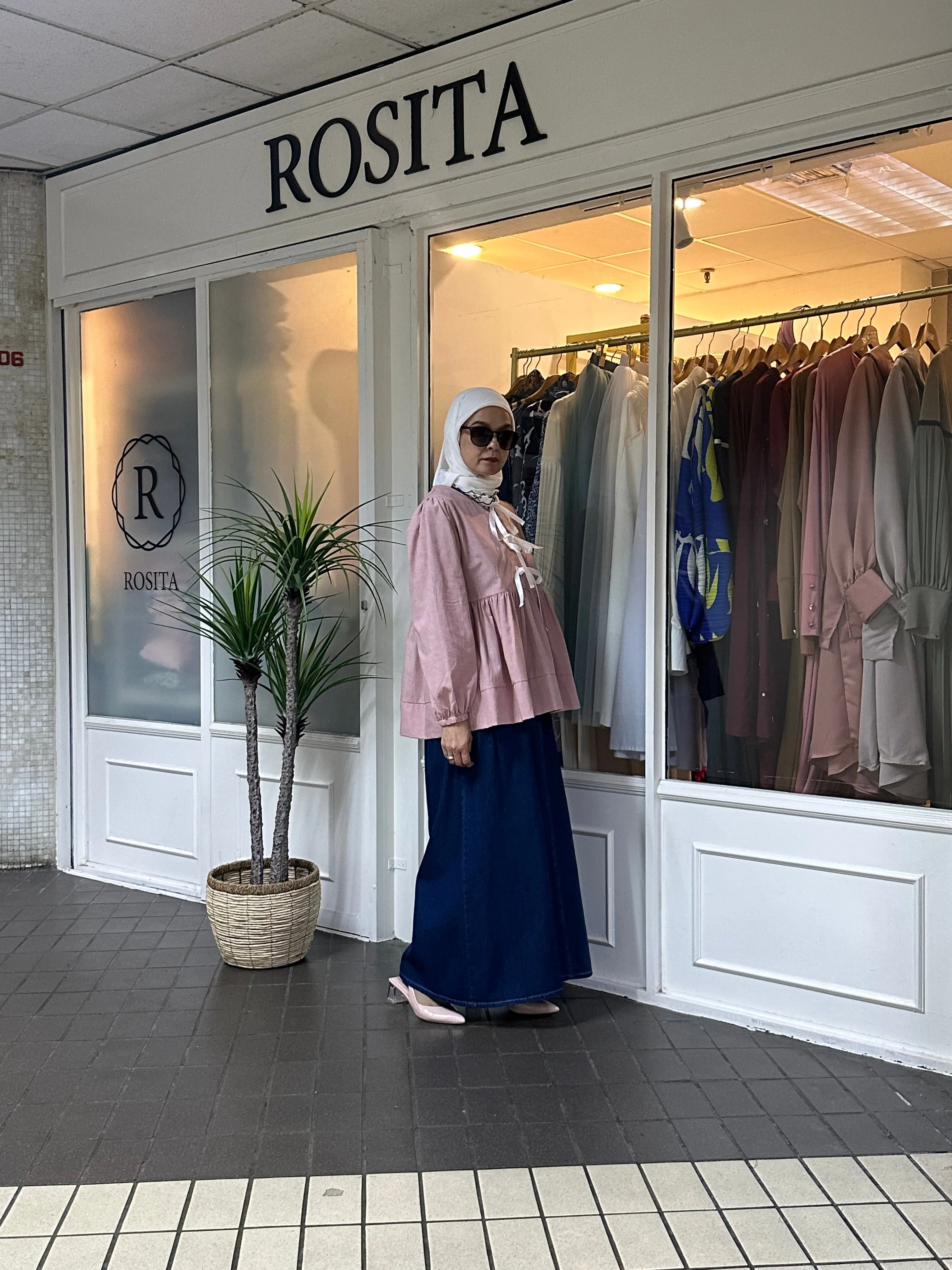 Nara Petite Coquette Blouse in Sweet Pink