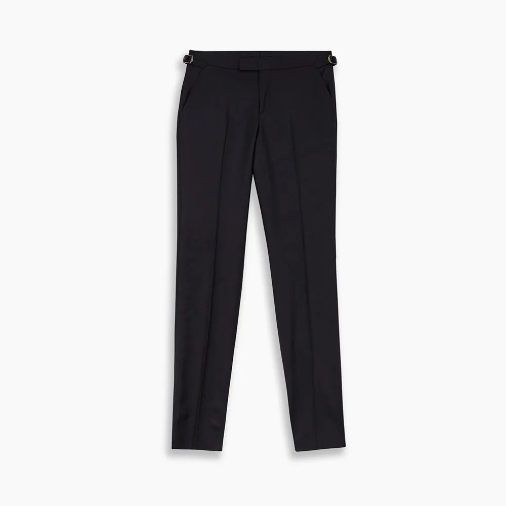 Navy Escorial Wool Trousers