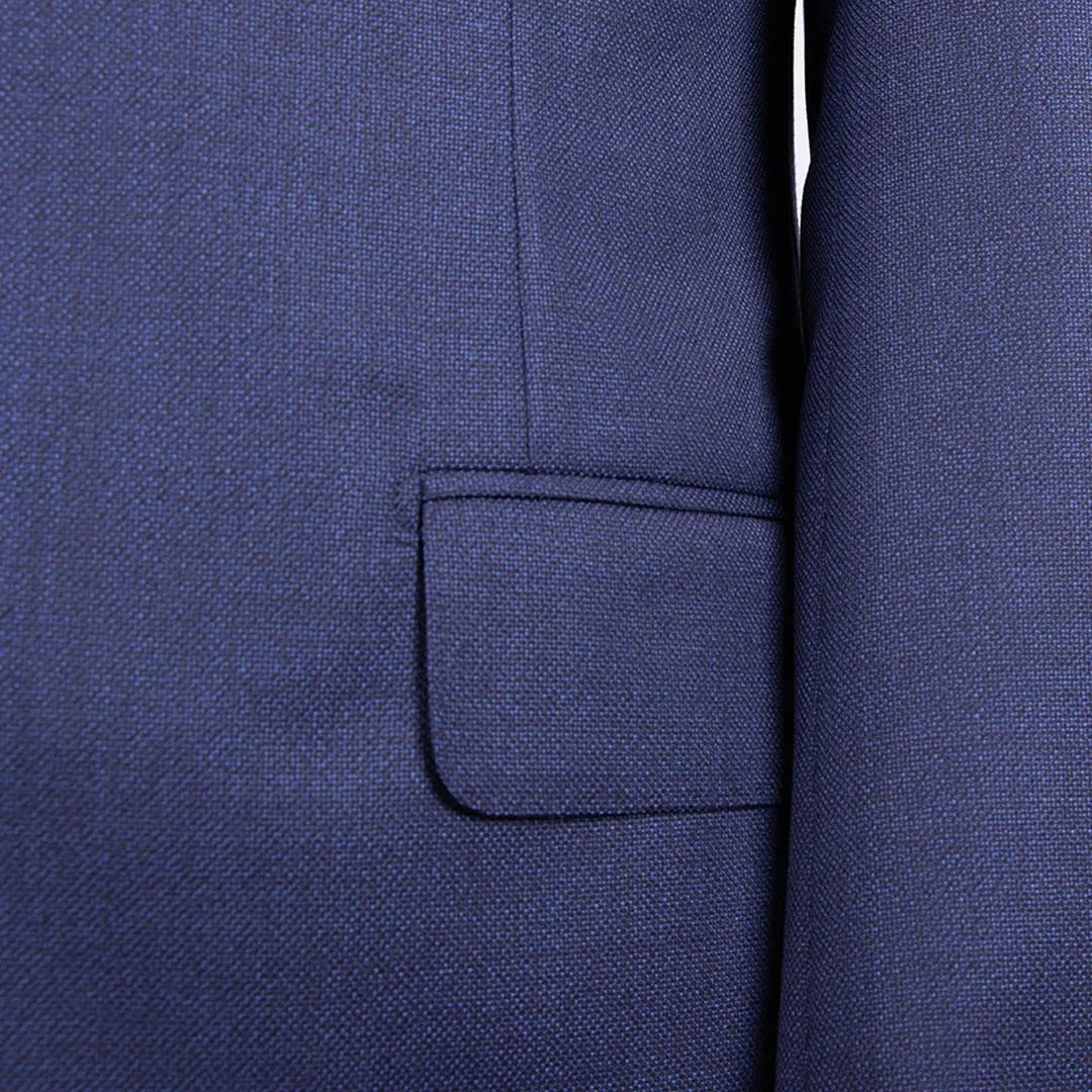 Navy Weave Super 130's Wool Suit