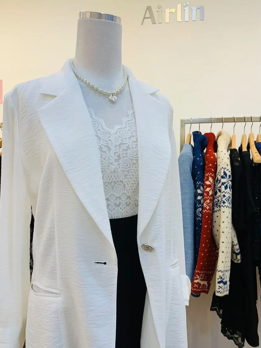 Opulent Ivory blazer