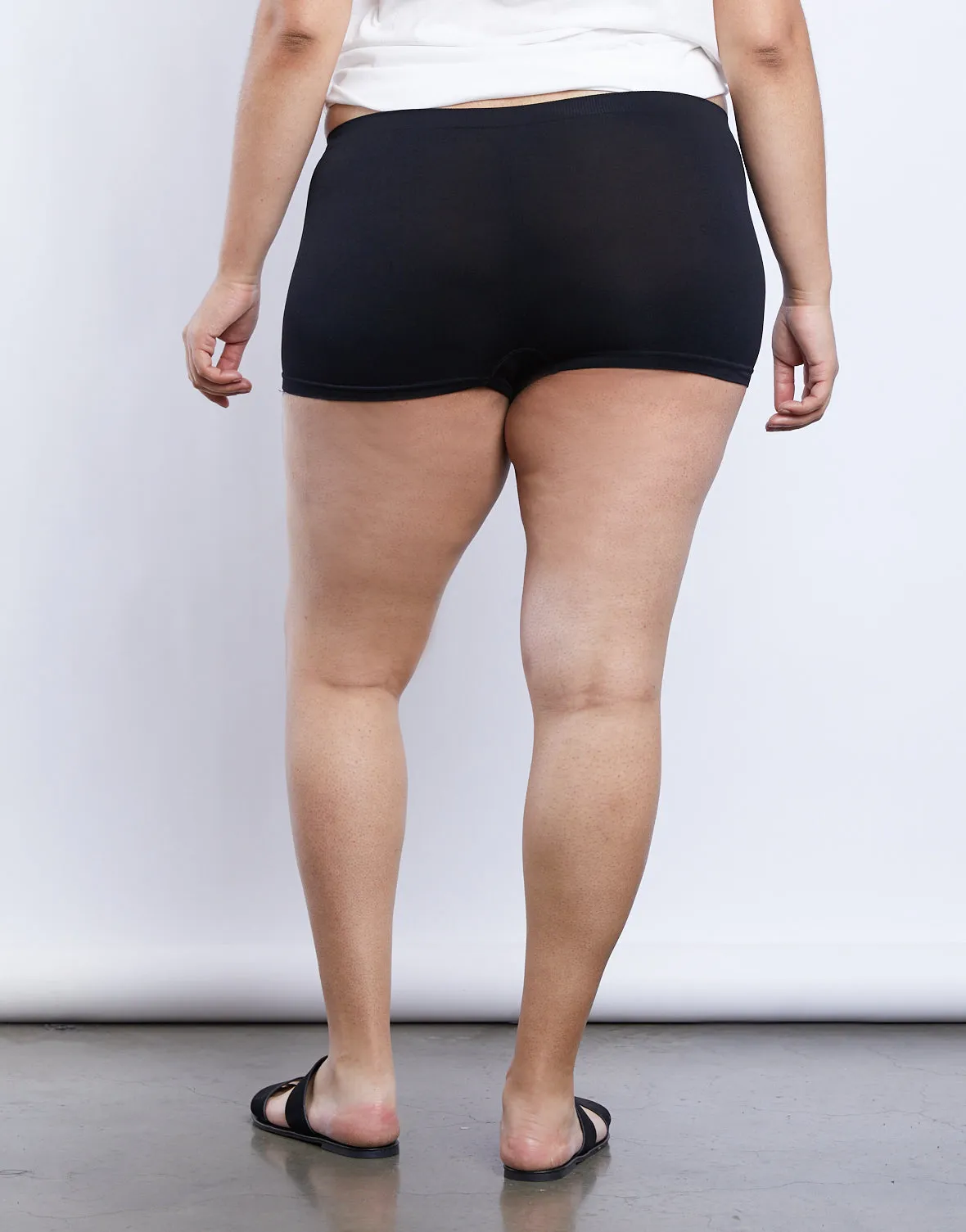 Plus Size Light As Air Boy Shorts