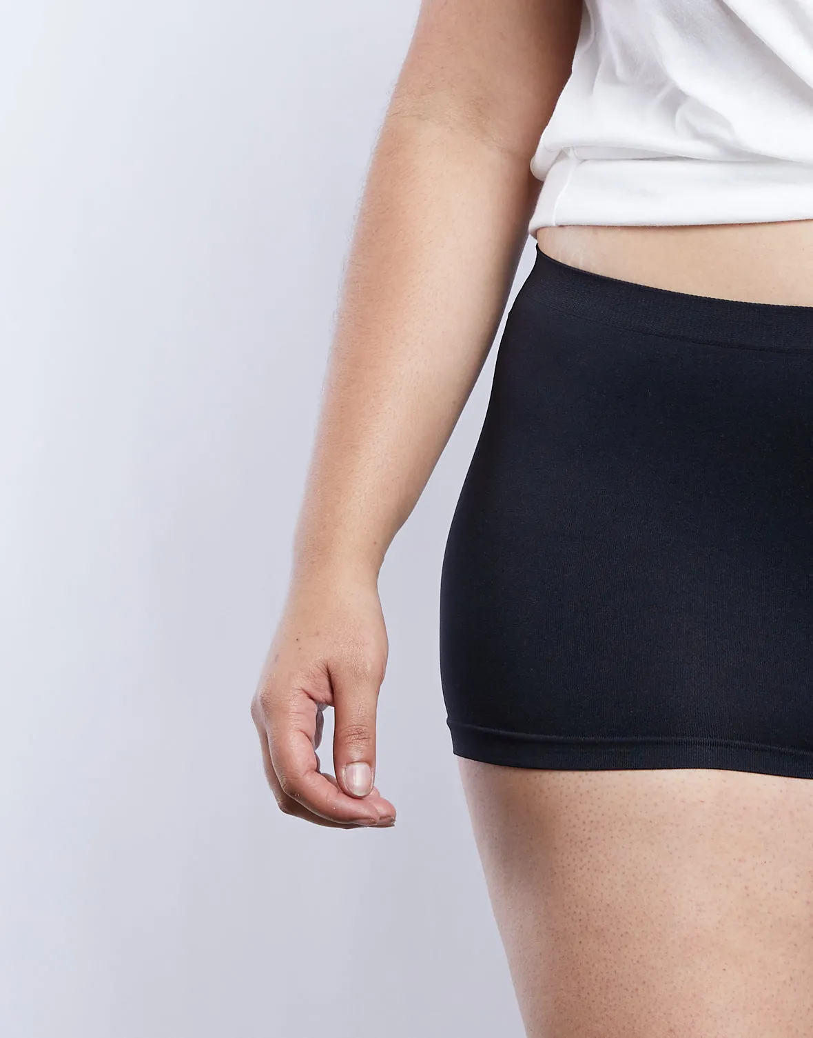 Plus Size Light As Air Boy Shorts