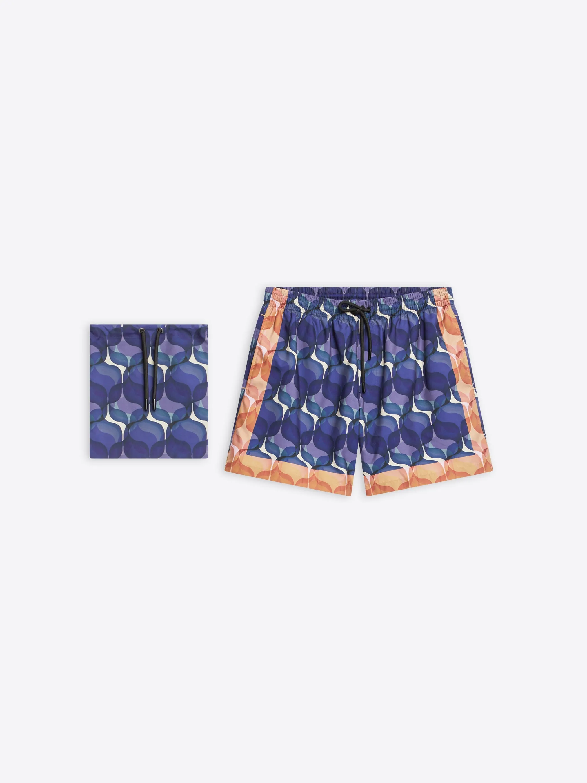 Printed swim shorts