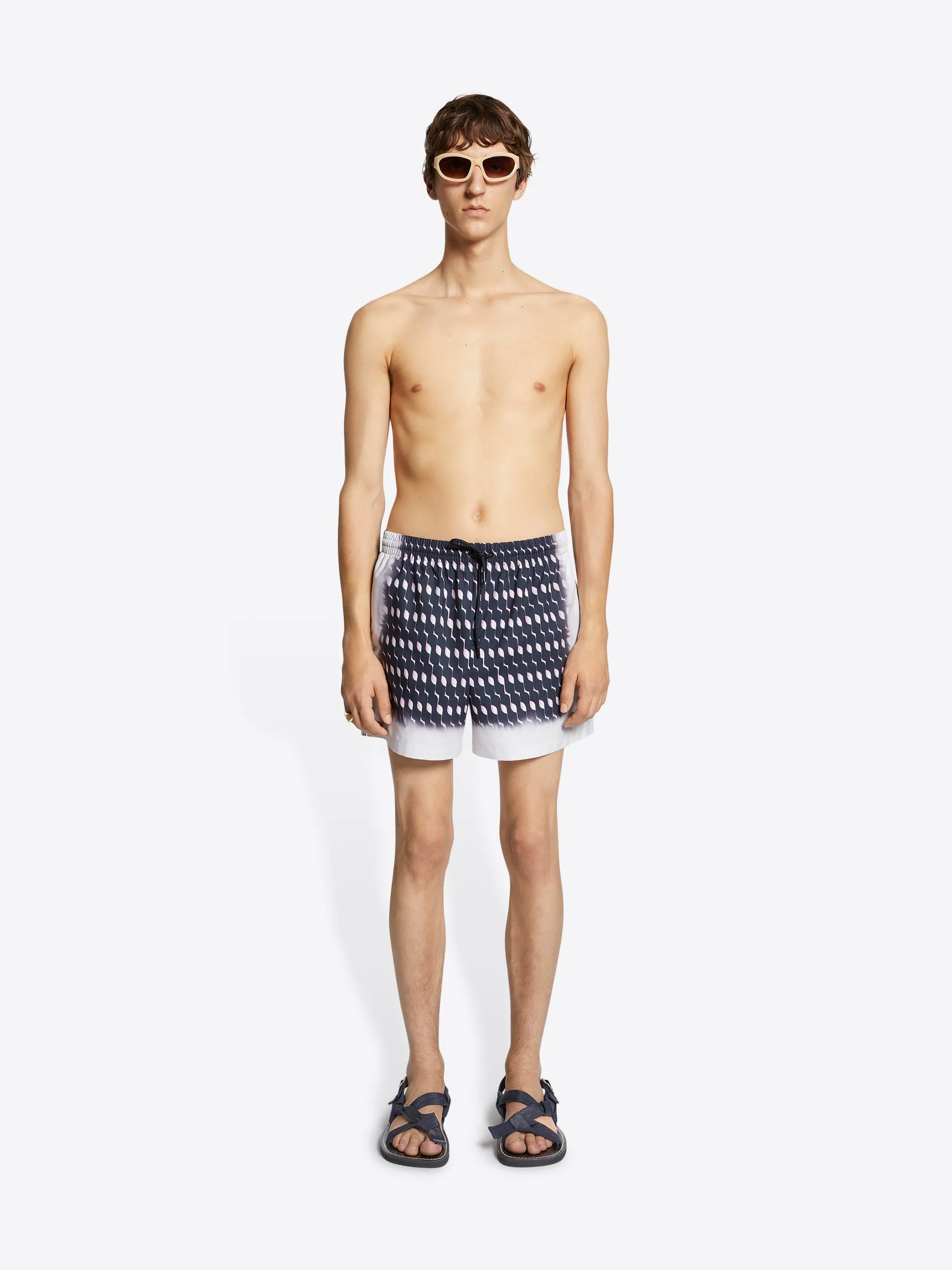 Printed swim shorts