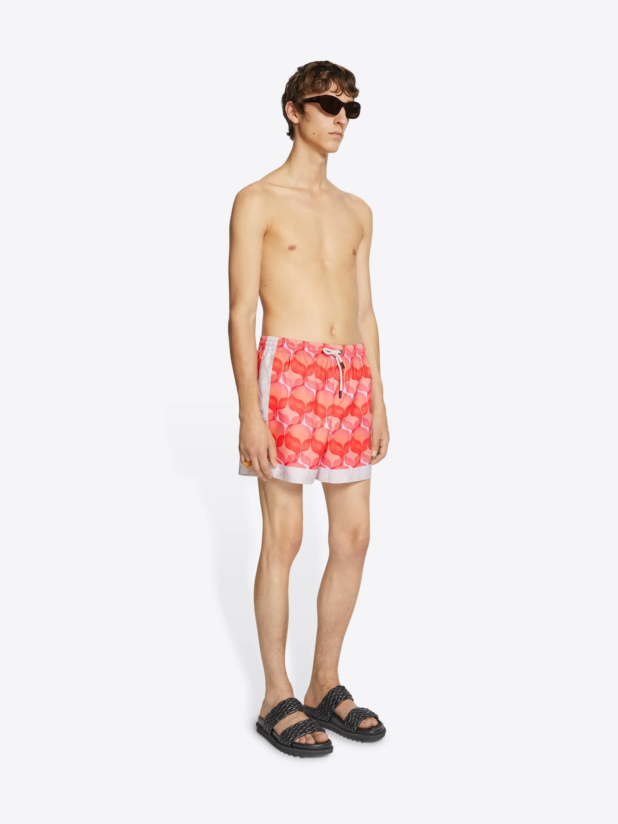 Printed swim shorts