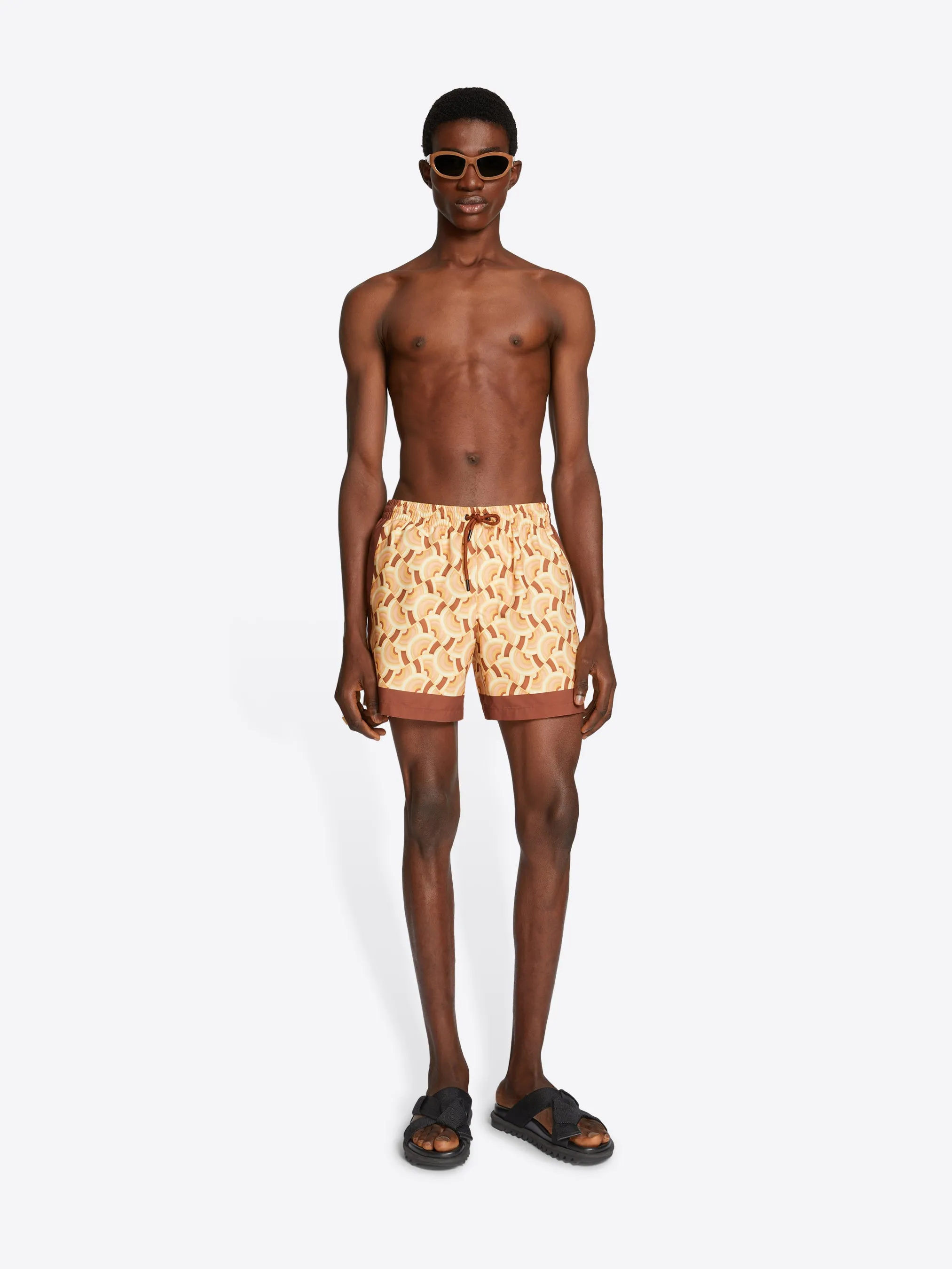 Printed swim shorts