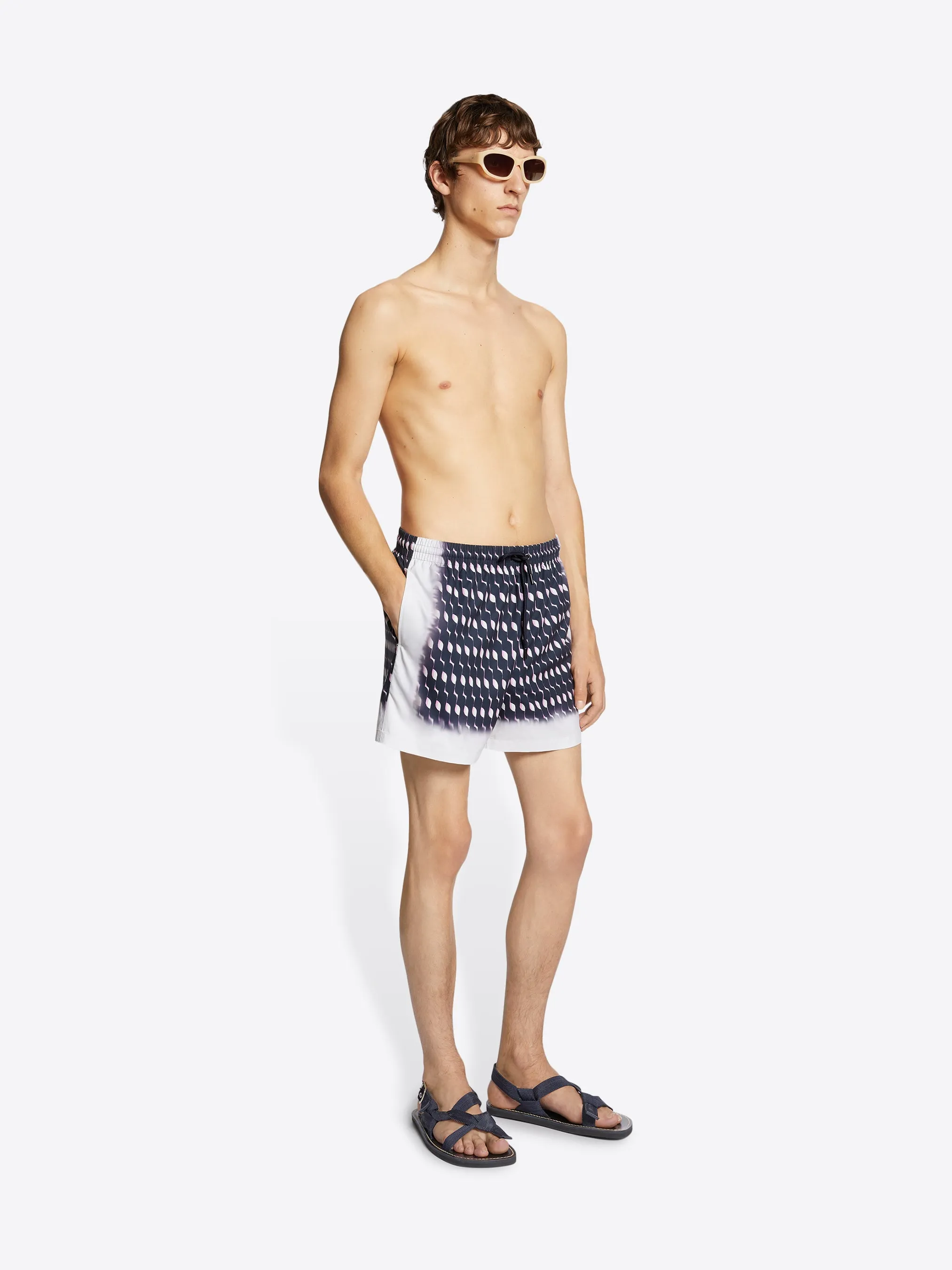 Printed swim shorts