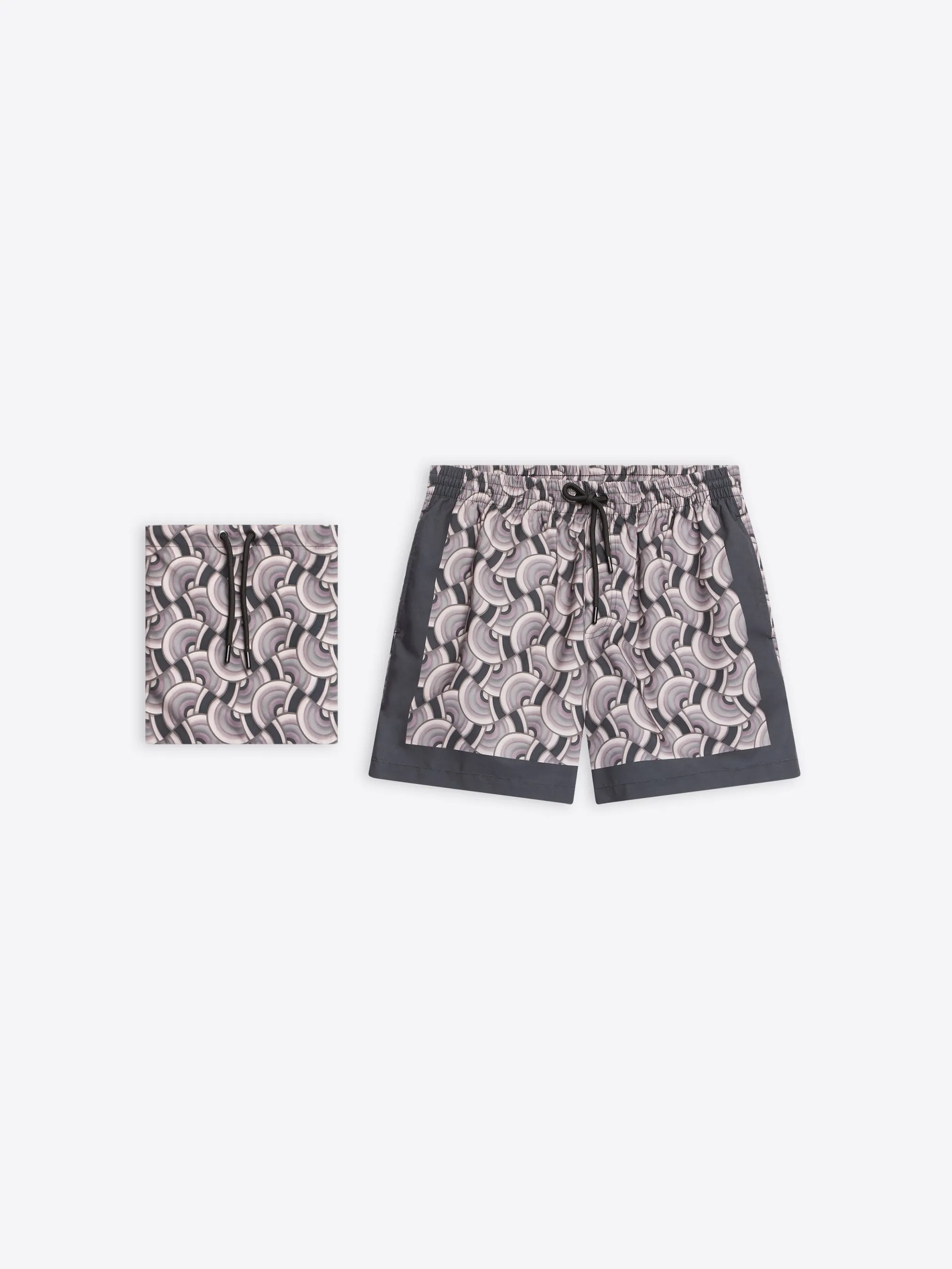 Printed swim shorts