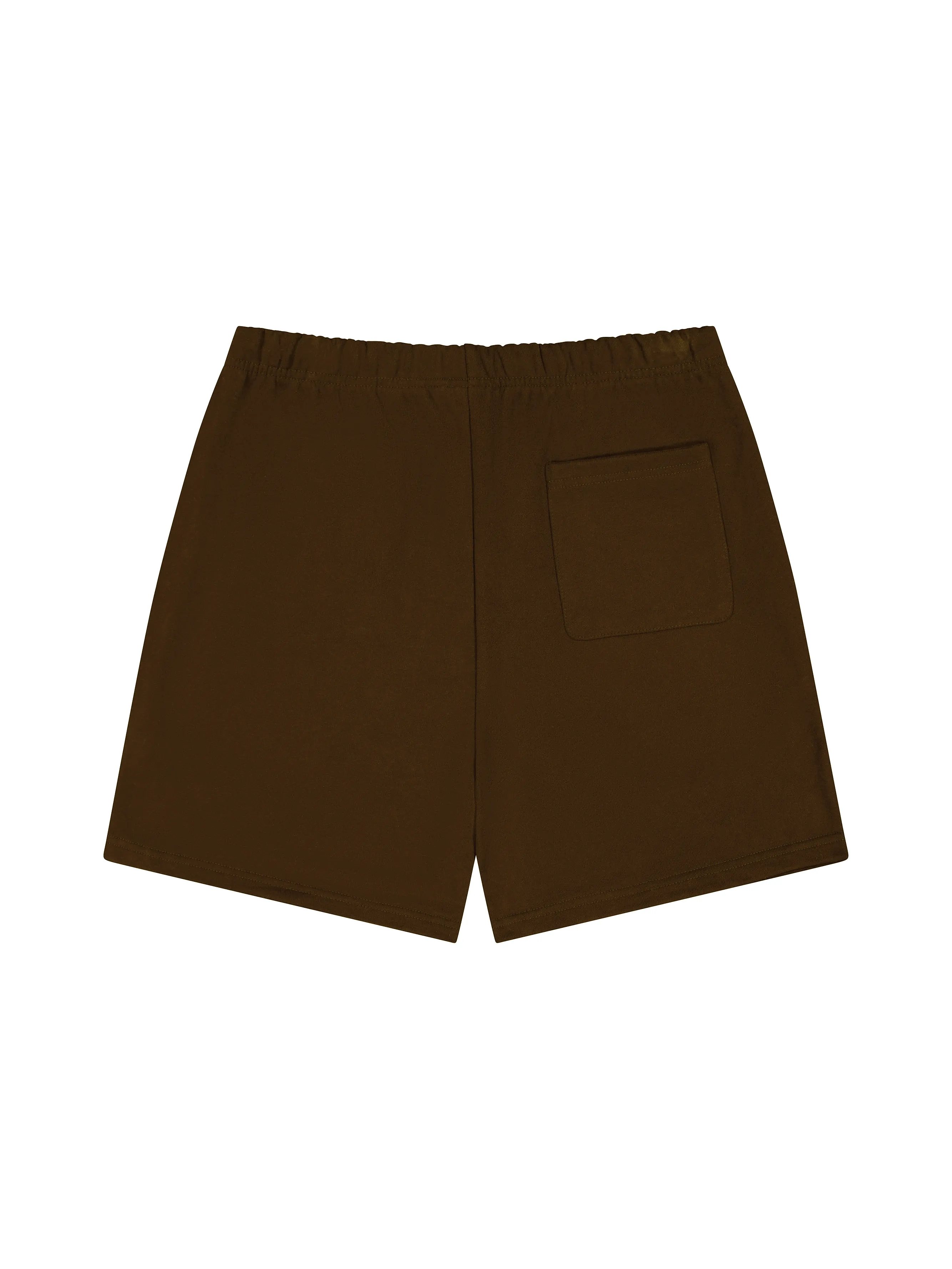 Prior Embroidery Logo Fitted Sweatshorts Cocoa