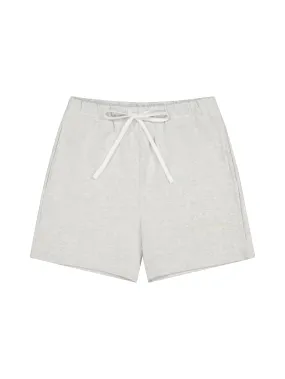 Prior Embroidery Logo Fitted Sweatshorts Light Heather