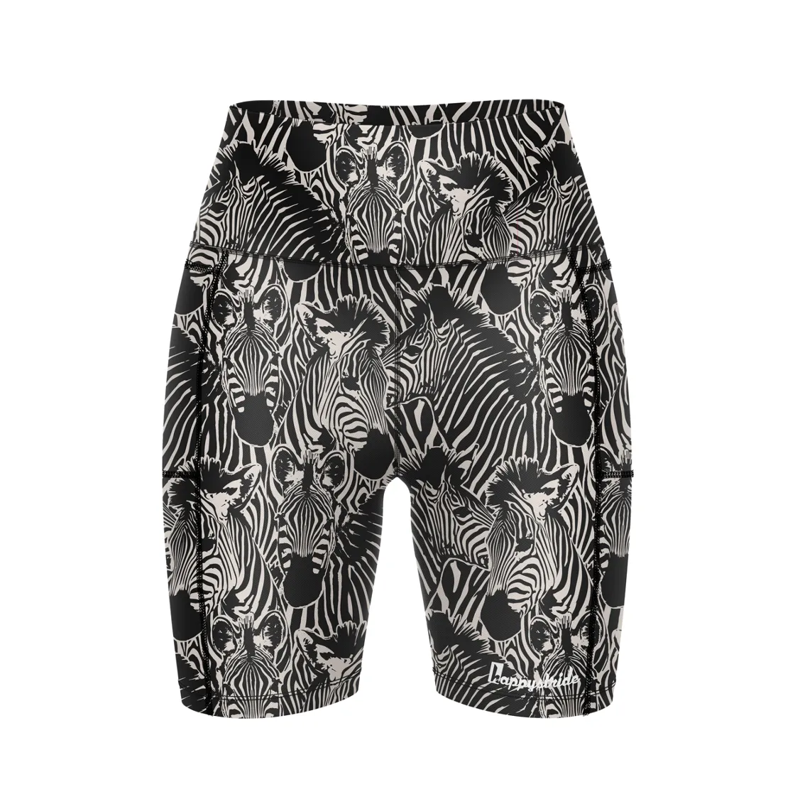 "Zoe zebra" fitted shorts