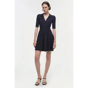 Simkhai Patricia Polo Mini Dress Navy