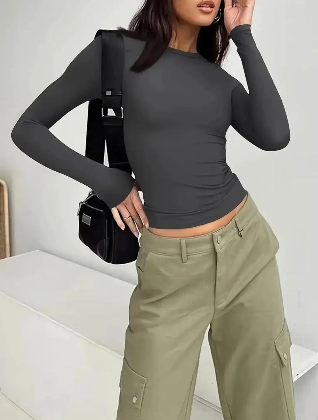 Sleek Long Sleeve Pullover Top