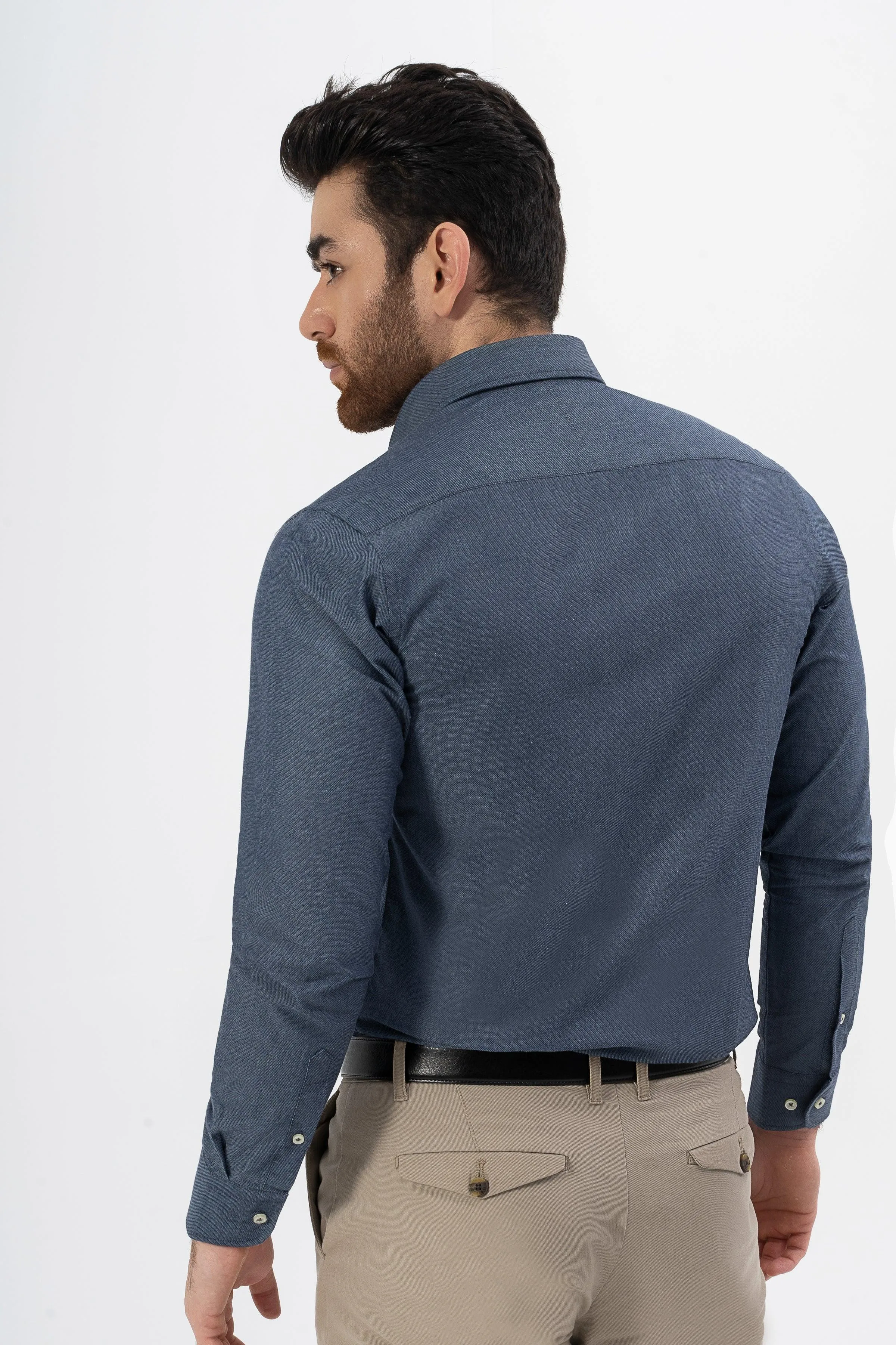 SMART SHIRT CHAMBRAY BLUE