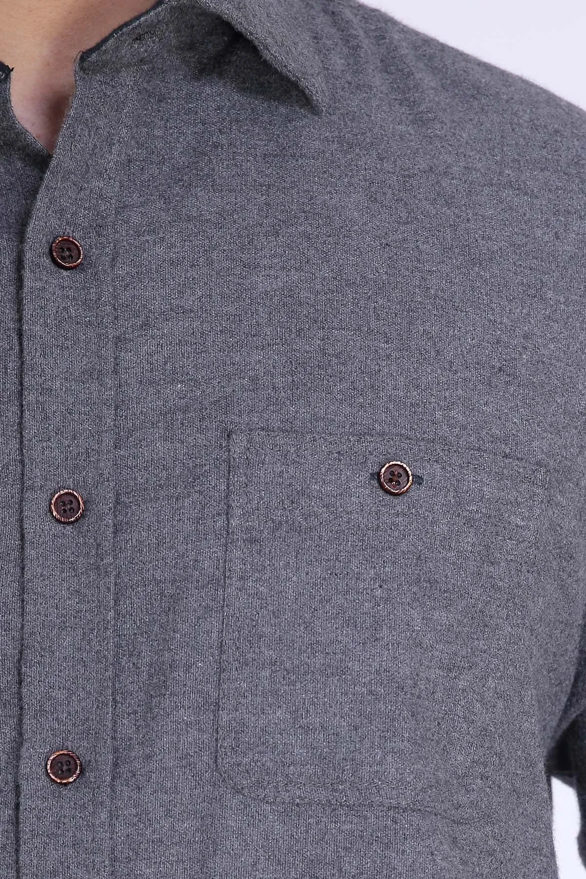 SMART SHIRT FULL SLEEVE GREY