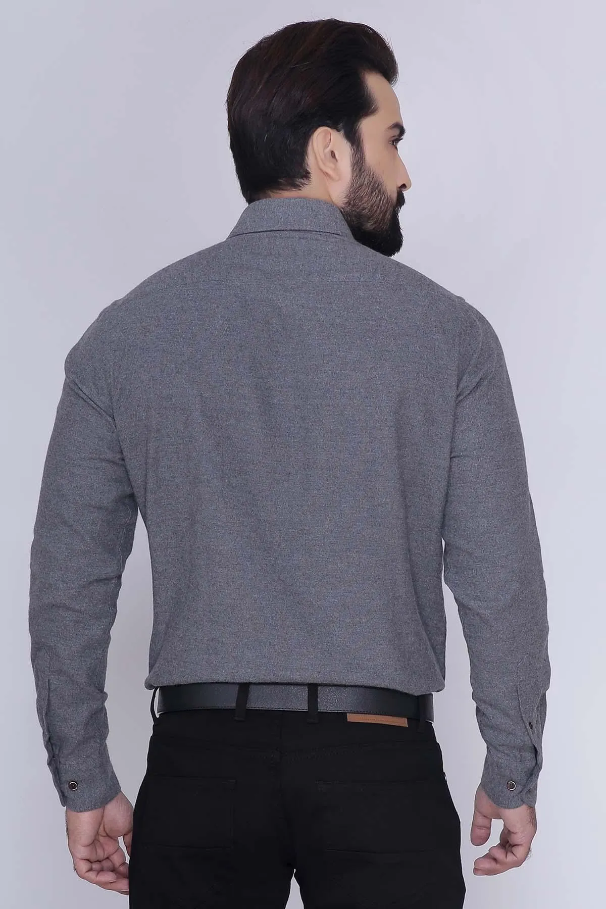 SMART SHIRT FULL SLEEVE GREY