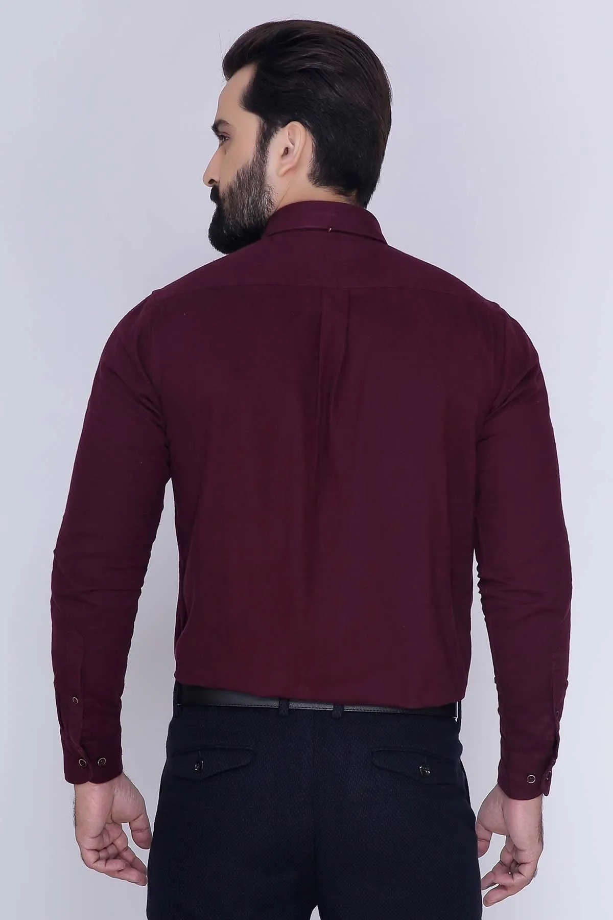 SMART SHIRT FULL SLEEVE MAROON