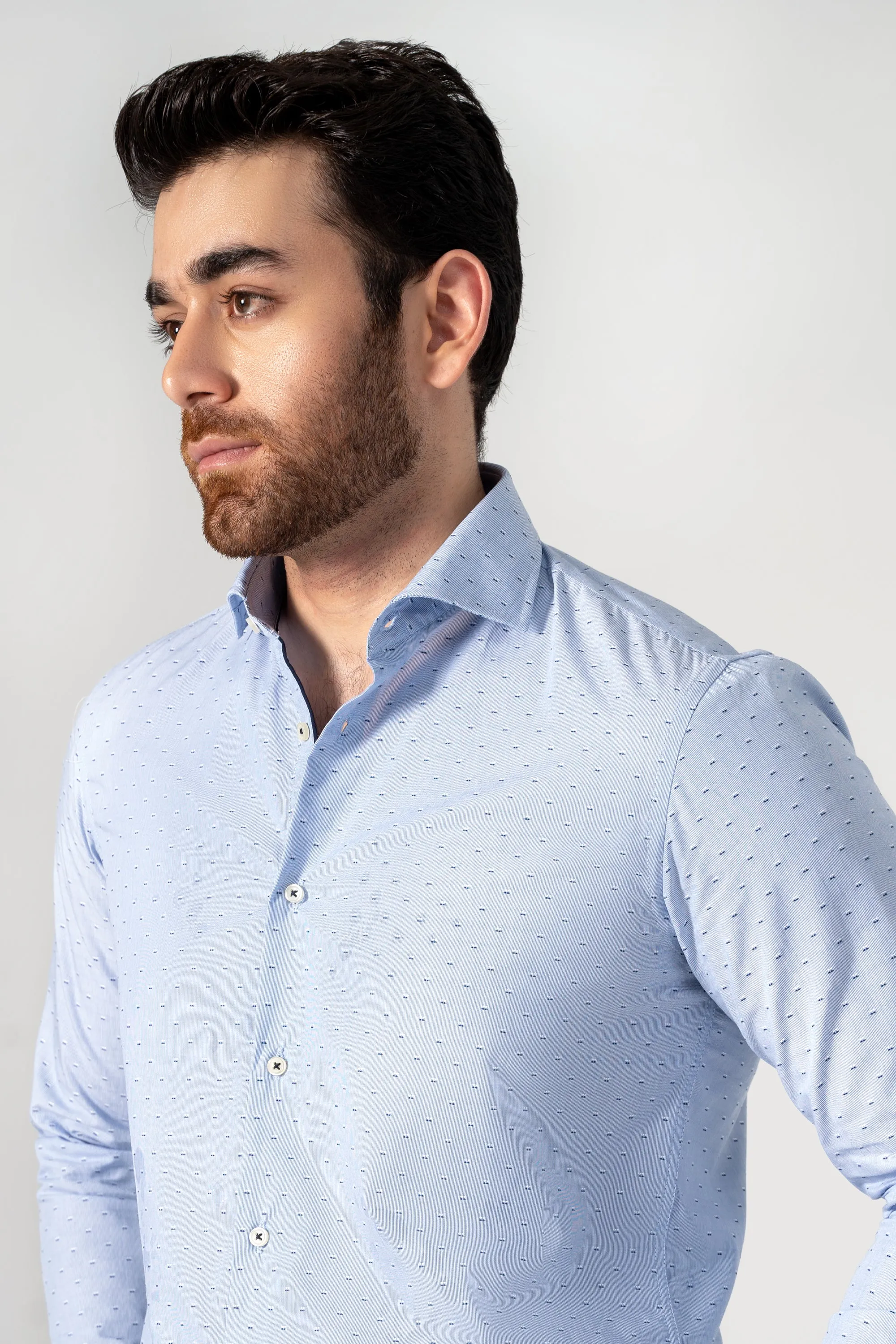 SMART SHIRT SKY TEXTUERED