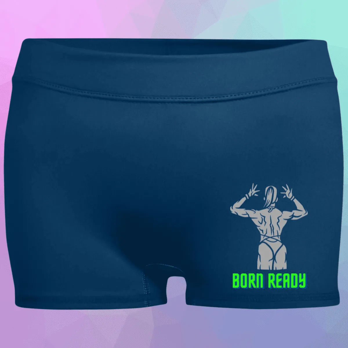 Women's Born Ready Fitted Moisture-Wicking Shorts